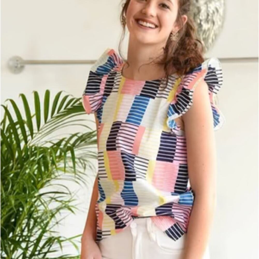 Michelle McDowell Ruffle Top